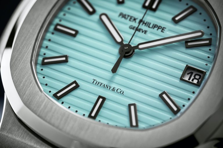 The Tiffany-Blue Patek Philippe Nautilus 5711 Sells For Over $6.5 Million At Phillips New York tiffany and co blue